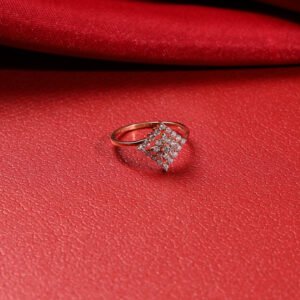 Starlit Square Diamond Ring