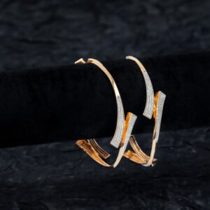 18K Modern Twist Gold Bangles