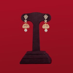 Diamond Fancy Peal Jumkas