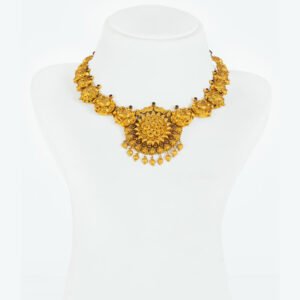 Divine Lotus Temple Necklace