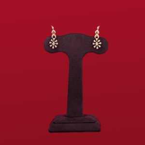 Fancy Unique Diamond Stud