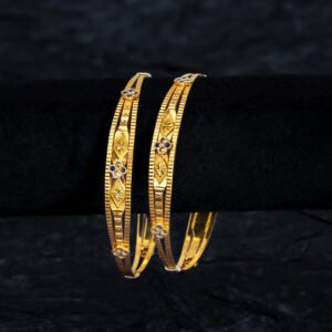 Rhodium Fancy Bangle